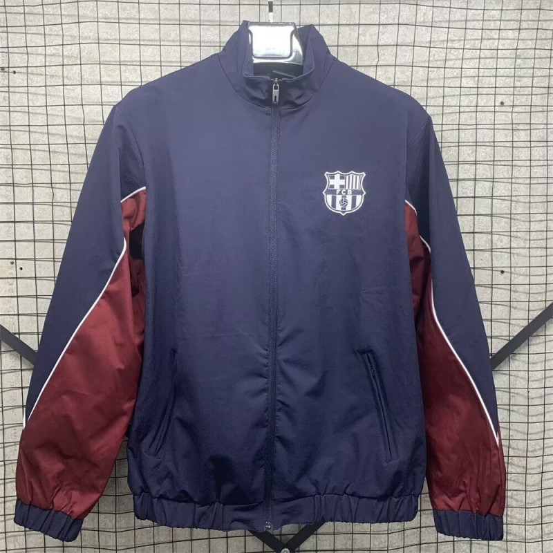 Barcelona Cortavientos Azul Oscuro 24-25 Barcelona Cortavientos Azul Oscuro 24-25