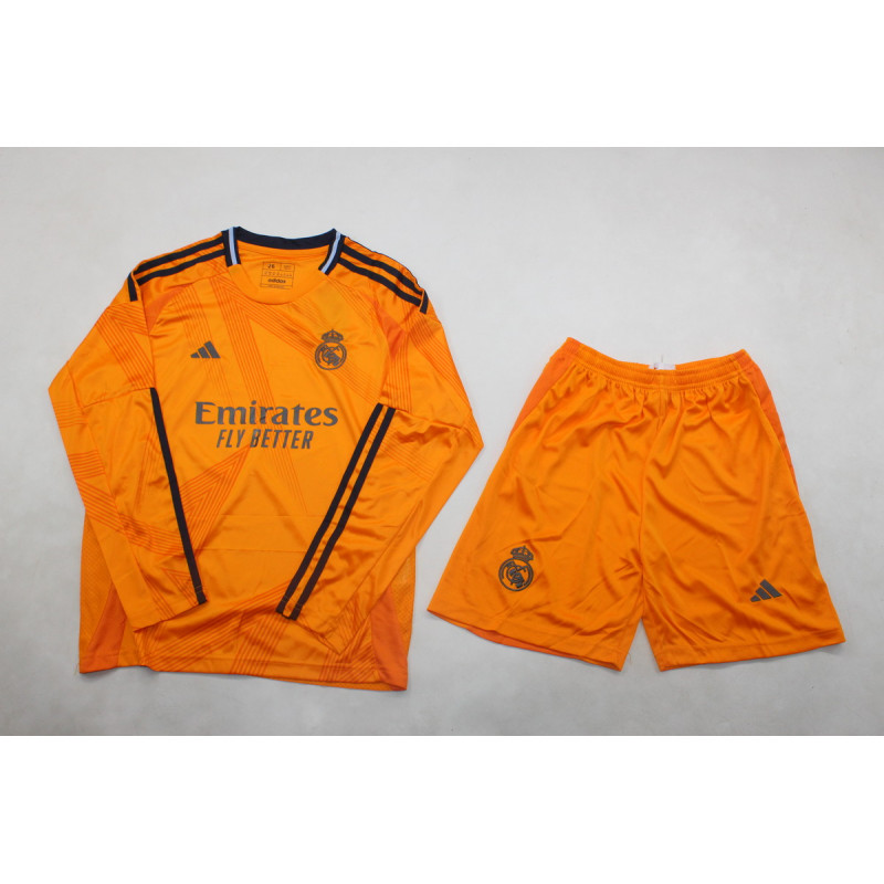 Real Madrid KIT NIÑO Manga Larga Visitante 24-25 Real Madrid KIT NIÑO Manga Larga Visitante 24-25
