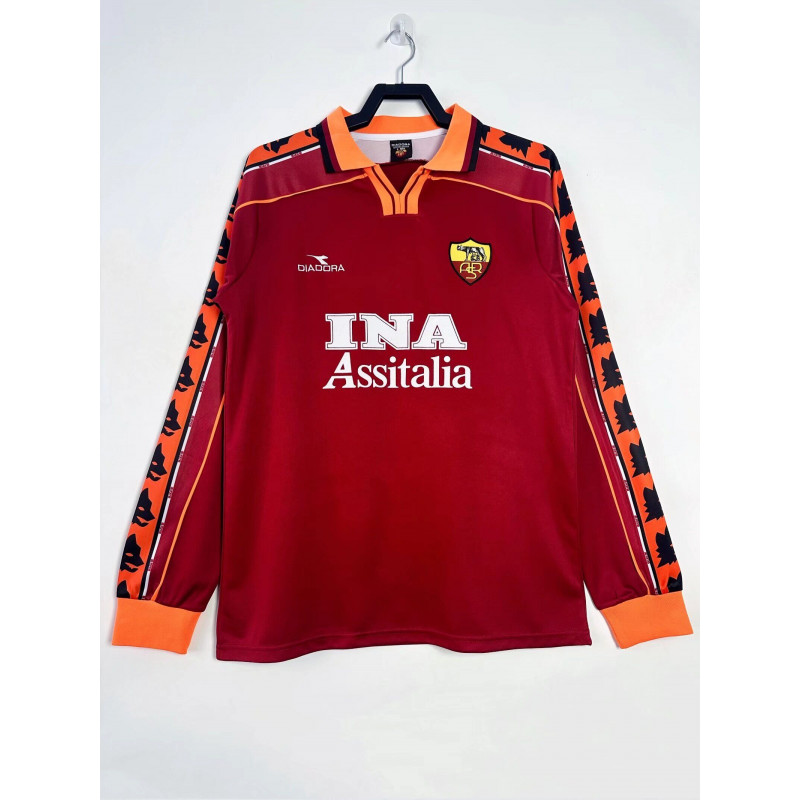 Roma Retro Manga Larga Local 98-99 Roma Retro Manga Larga Local 98-99