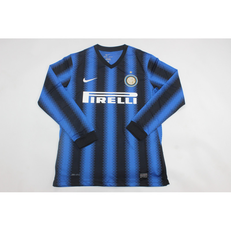 Inter de Milan Retro Manga Larga Local 10-11 Inter de Milan Retro Manga Larga Local 10-11