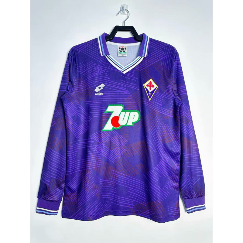 Fiorentina Retro Manga Larga Local 92-93 Fiorentina Retro Manga Larga Local 92-93