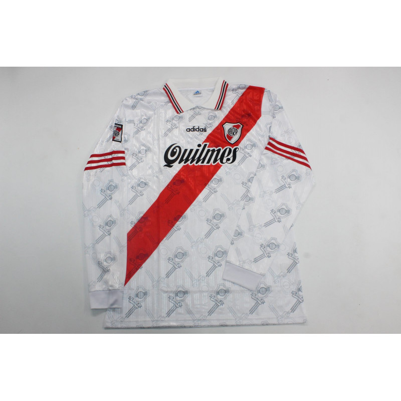 River Plate Retro Manga Larga Local 1996 River Plate Retro Manga Larga Local 1996