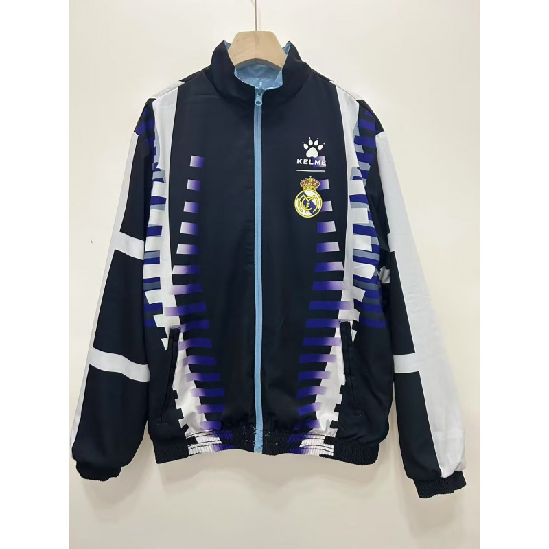 Real Madrid Cortavientos Reversible Retro 97-98 Real Madrid Cortavientos Reversible Retro 97-98