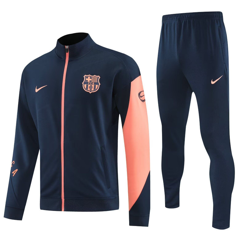 Barcelona Chandal Azul Oscuro Rosa 2025 Barcelona Chandal Azul Oscuro Rosa 2025