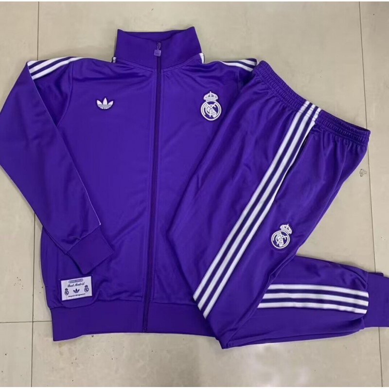 Real Madrid Chandal Morado Retro Real Madrid Chandal Morado Retro