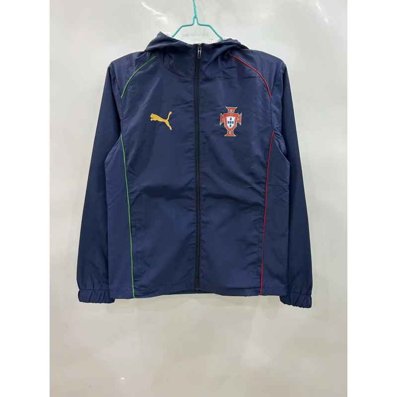 Portugal Cortavientos Azul Oscuro