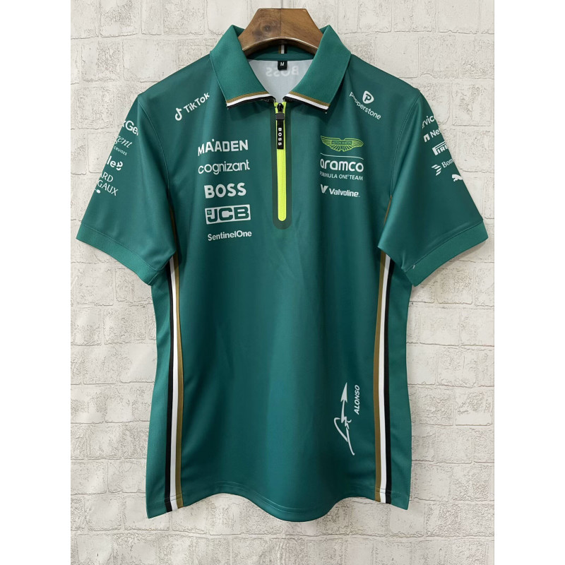 F1 Polo Aston Martin Alonso 2025 F1 Polo Aston Martin Alonso 2025