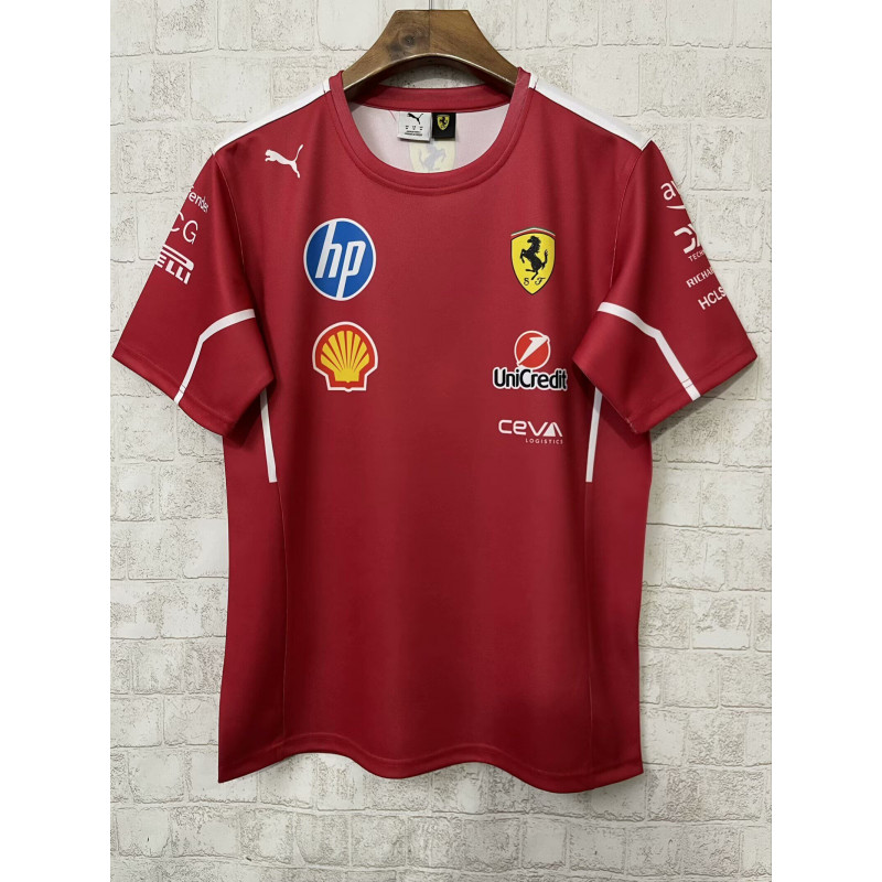 F1 Camiseta Ferrari Roja 2025 F1 Camiseta Ferrari Roja 2025