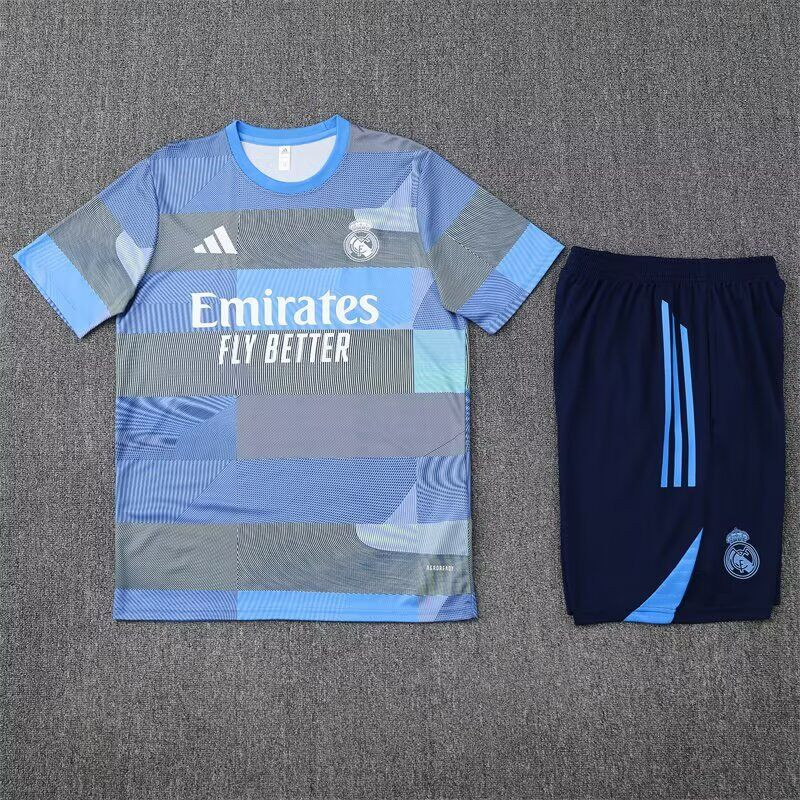 Kit Entrenamiento Real Madrid Azul Morado 2025 Kit Entrenamiento Real Madrid Azul Morado 2025