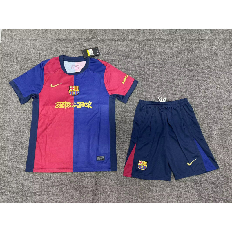 Barcelona KIT NIÑO Especial Travis Scott Local 24-25 Barcelona KIT NIÑO Especial Travis Scott Local 24-25