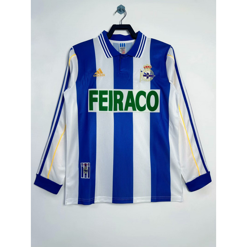 Deportivo de La Coruña Retro Manga Larga Local 99-00 Deportivo de La Coruña Retro Manga Larga Local 99-00