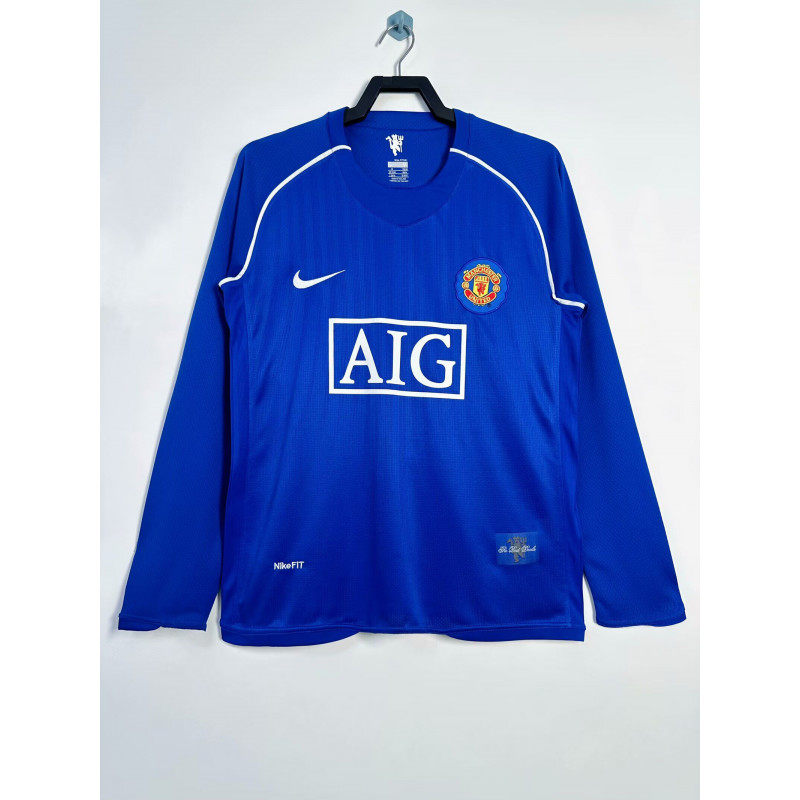 Manchester United Retro Manga Larga Portero 07-08 Manchester United Retro Manga Larga Portero 07-08