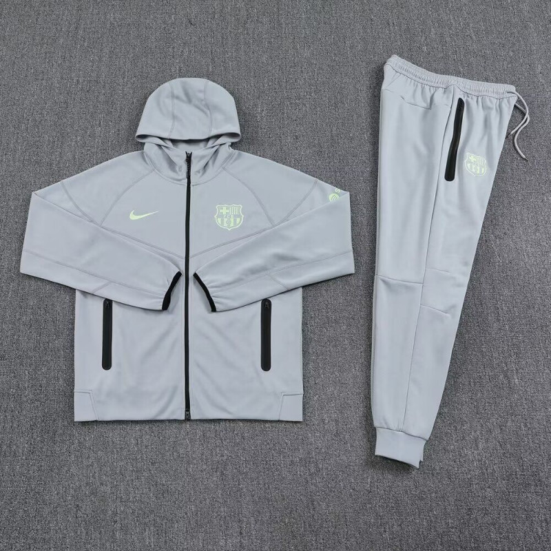 Barcelona Chandal Gris Con Capucha 2025 Barcelona Chandal Gris Con Capucha 2025