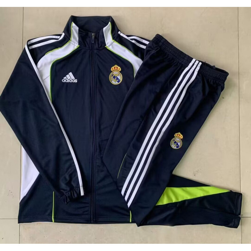 Real Madrid Chandal Retro Azul Oscuro Real Madrid Chandal Retro Azul Oscuro