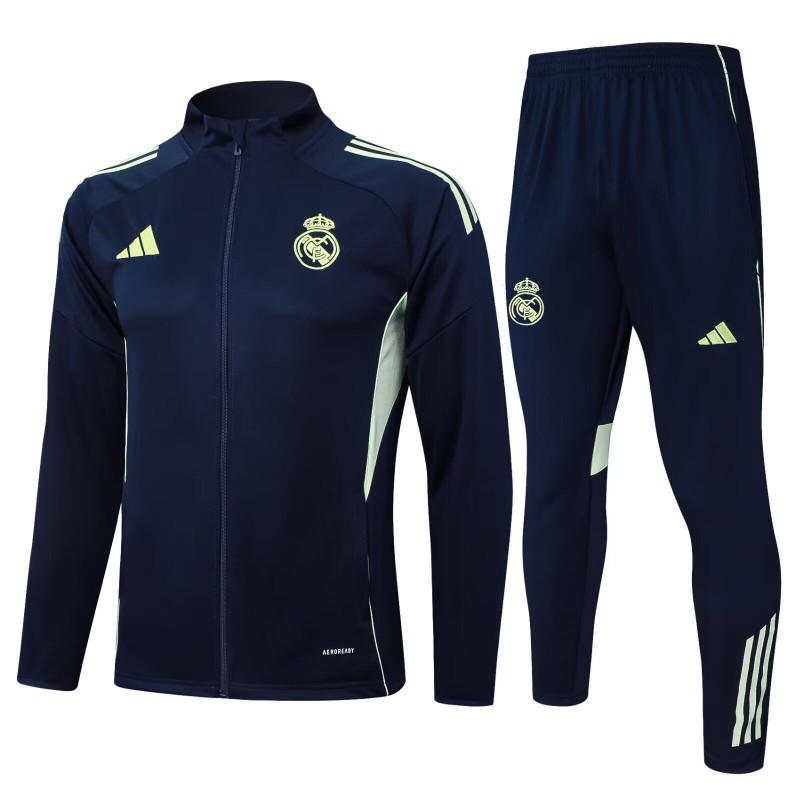 Real Madrid Chandal Azul Oscuro Verde 25-26 Real Madrid Chandal Azul Oscuro Verde 25-26
