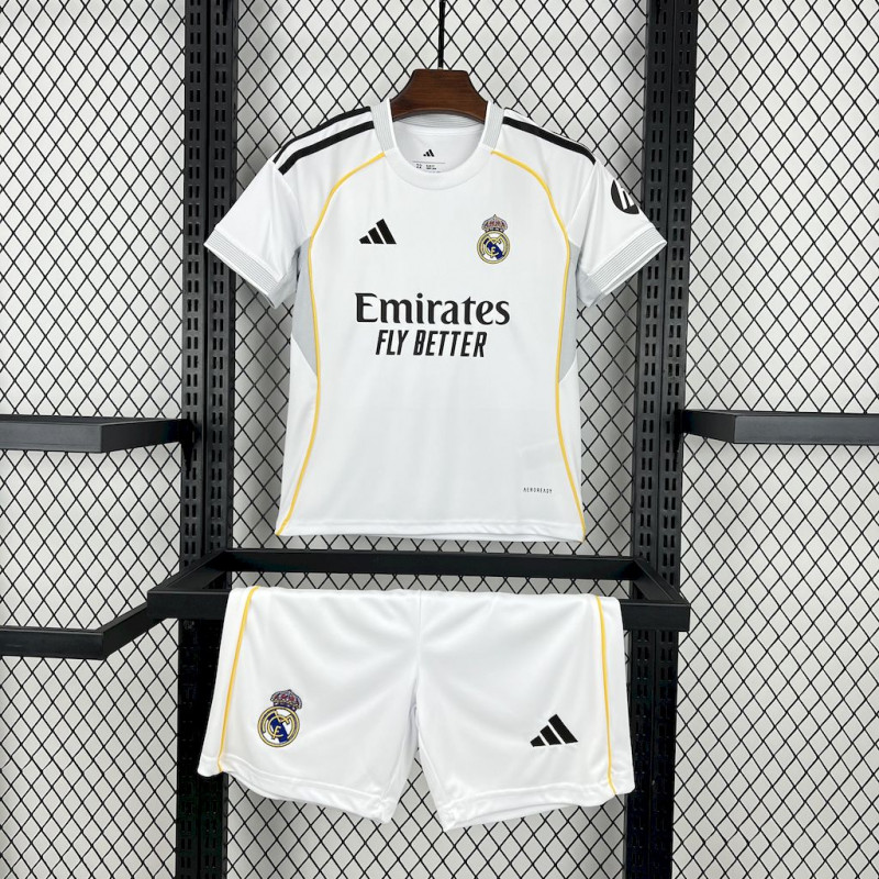 Real Madrid KIT NIÑO Local 25-26 Real Madrid KIT NIÑO Local 25-26