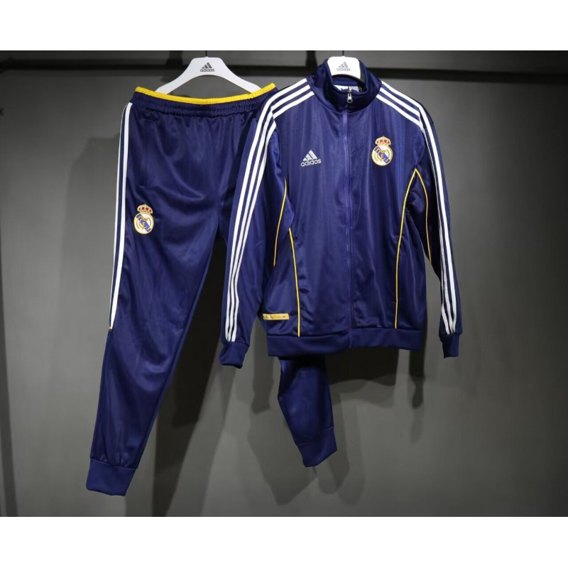 Real Madrid Chandal Retro Azul Oscuro Real Madrid Chandal Retro Azul Oscuro