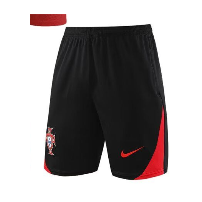 Portugal Pantalon Corto Entrenamiento Negro 23-24 Portugal Pantalon Corto Entrenamiento Negro 23-24