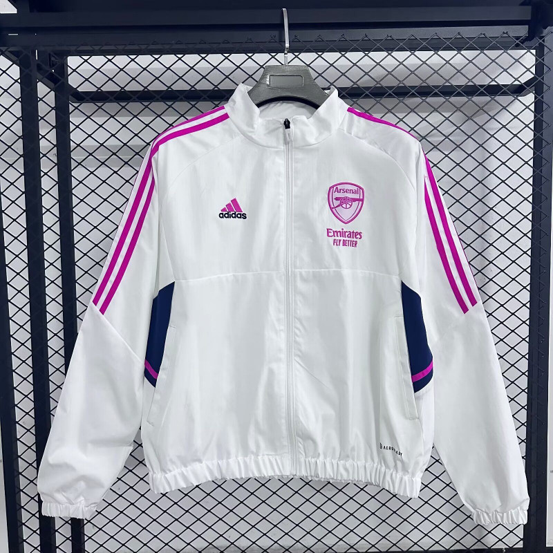 Arsenal Cortavientos Blanco Rosa