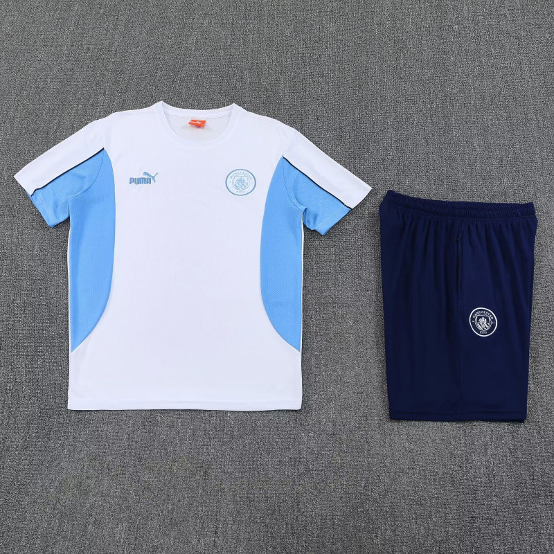 Kit Entrenamiento Manchester City Blanco 25-26 Kit Entrenamiento Manchester City Blanco 25-26