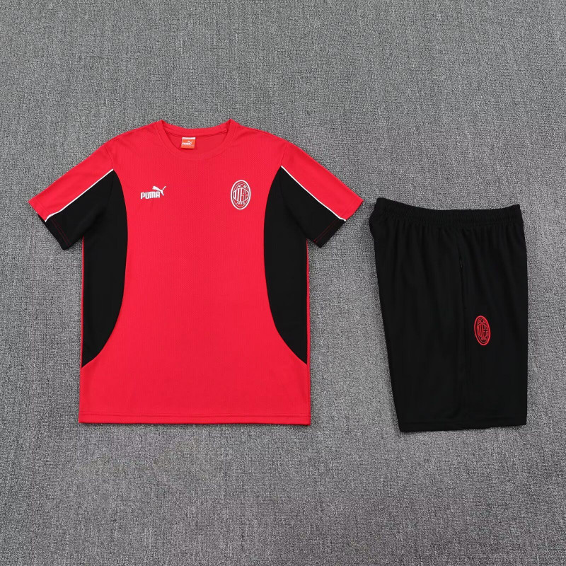 Kit Entrenamiento Milan Rojo Negro 25-26 Kit Entrenamiento Milan Rojo Negro 25-26