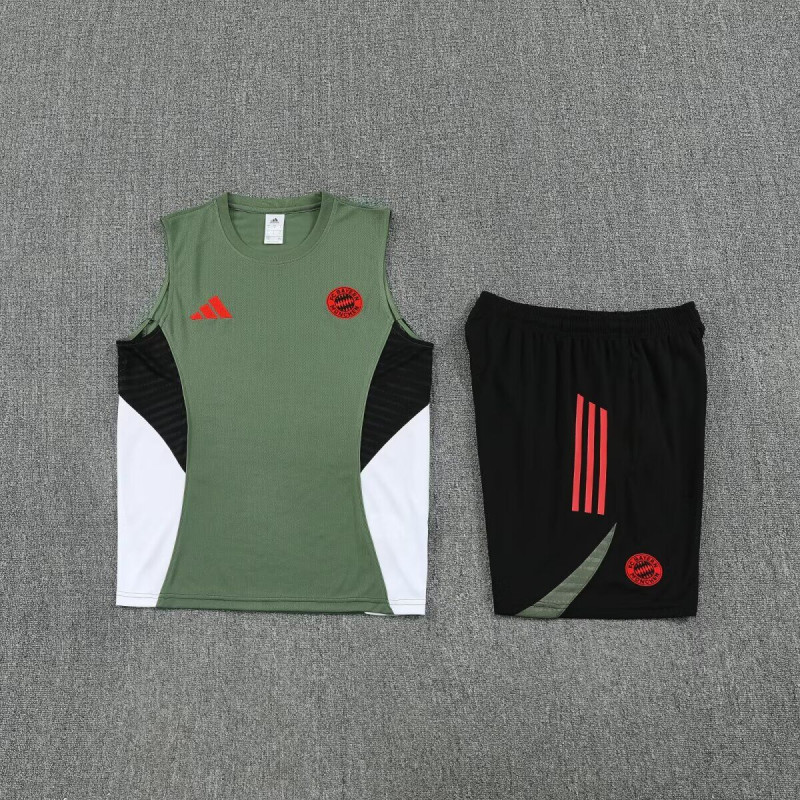 Kit Entrenamiento Bayern Munich Sin Mangas Verde 25-26 Kit Entrenamiento Bayern Munich Sin Mangas Verde 25-26