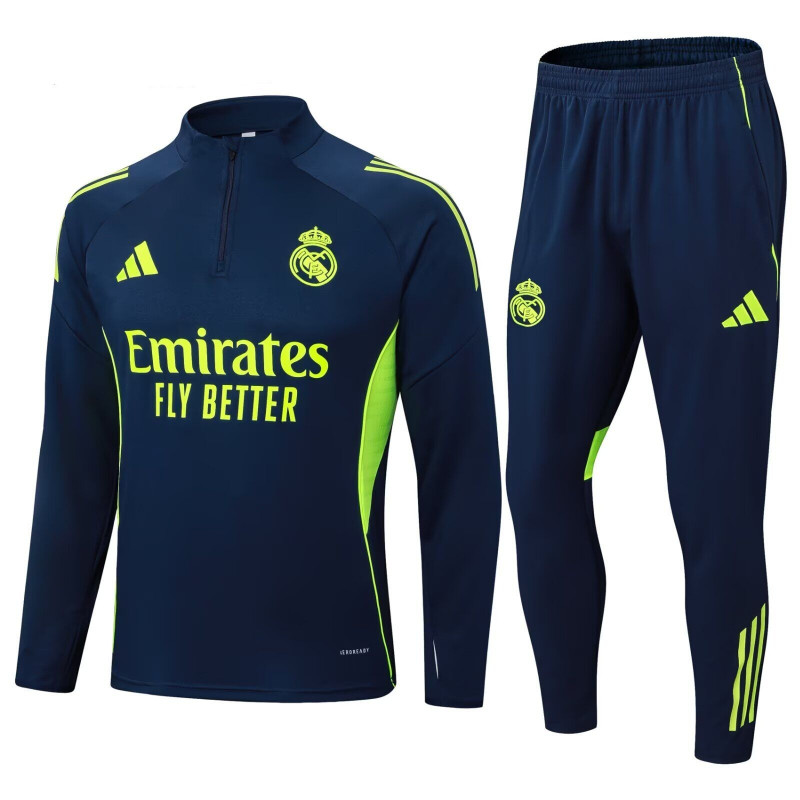 Chandal Entrenamiento Niño Real Madrid Azul Amarillo 25-26 Chandal Entrenamiento Niño Real Madrid Azul Amarillo 25-26