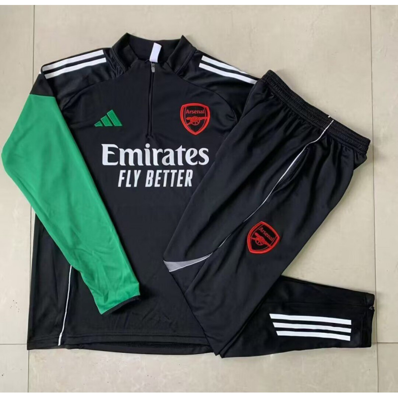 Arsenal Chandal Entrenamiento Negro Verde 25-26 Arsenal Chandal Entrenamiento Negro Verde 25-26