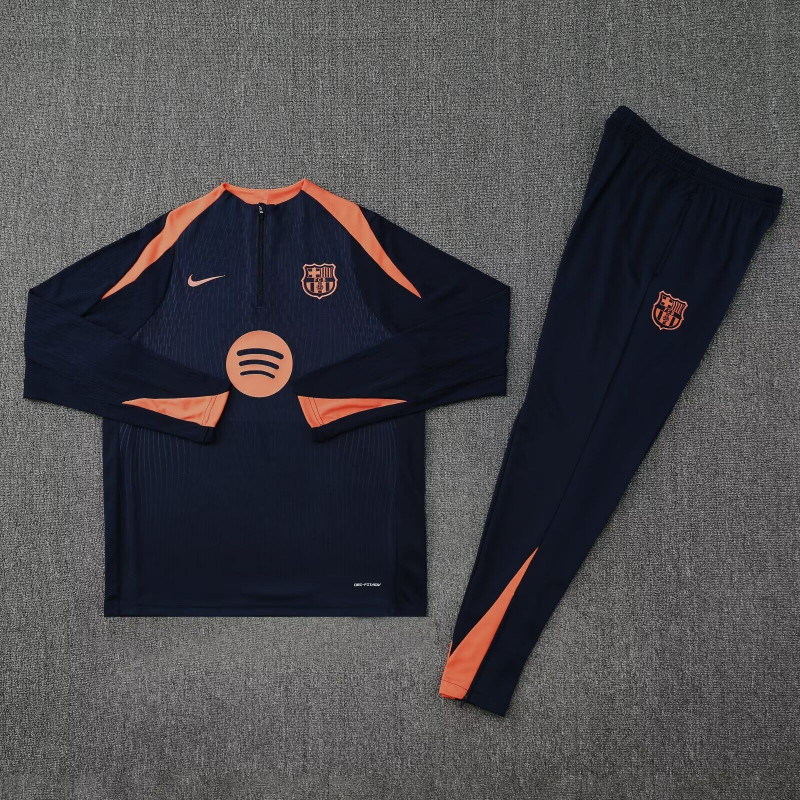 Barcelona Chandal Entrenamiento Negro Naranja 25-26 Barcelona Chandal Entrenamiento Negro Naranja 25-26