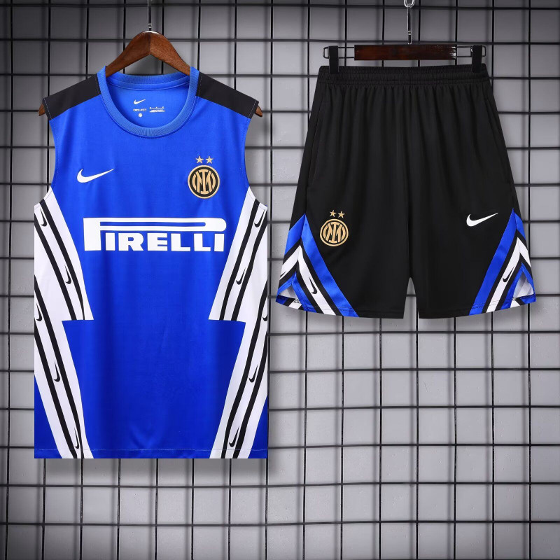 Kit Entrenamiento Inter de Milan Sin Mangas Azul 25-26 Kit Entrenamiento Inter de Milan Sin Mangas Azul 25-26