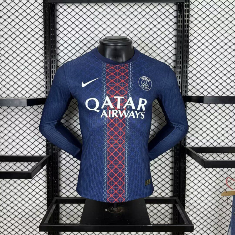 PSG Manga Larga Player Version Local 25-26 PSG Manga Larga Player Version Local 25-26