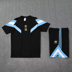 Kit Entrenamiento Argentina Negro Azul 25-26