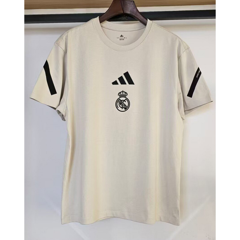 Real Madrid Camiseta Crema 25-26 Real Madrid Camiseta Crema 25-26