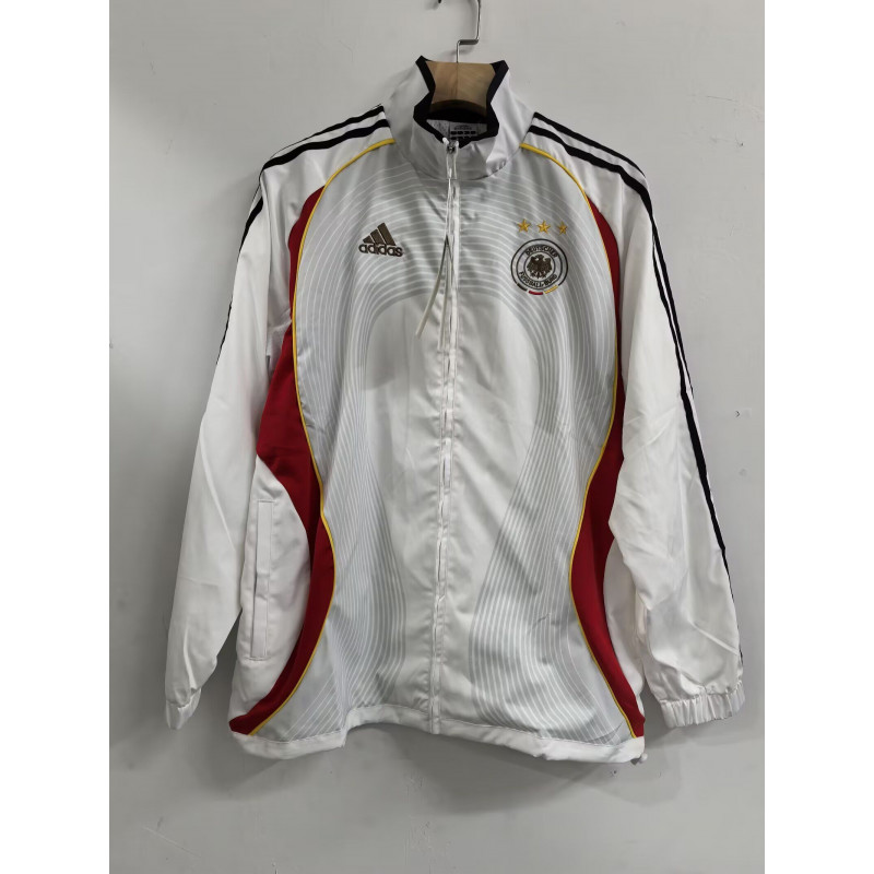 Alemania Cortavientos Retro Blanco Rojo 2006 Alemania Cortavientos Retro Blanco Rojo 2006