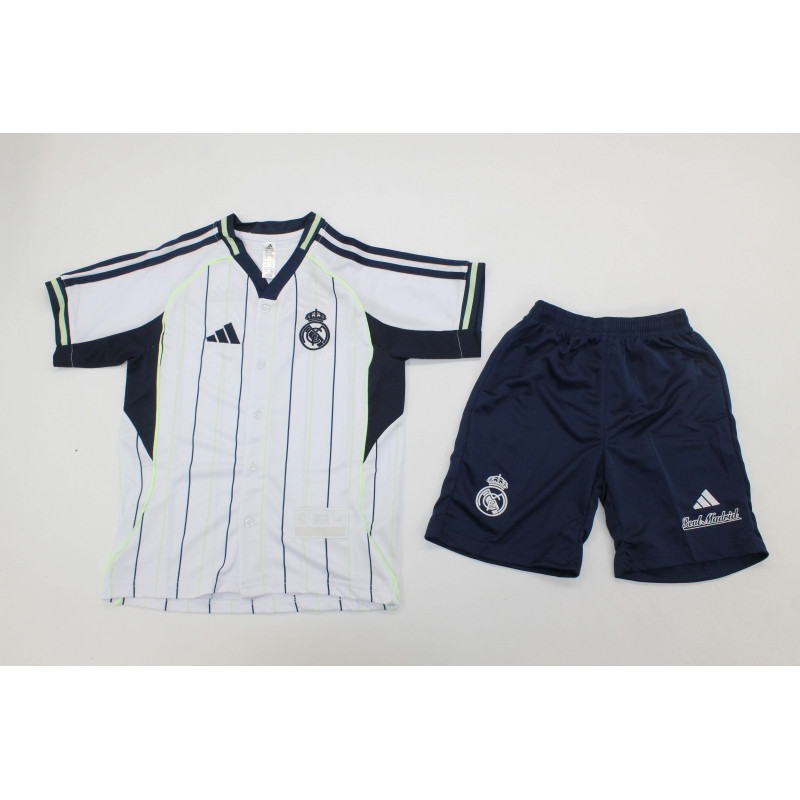 Real Madrid KIT NIÑO Beisbolera US Pack 25-26 Real Madrid KIT NIÑO Beisbolera US Pack 25-26