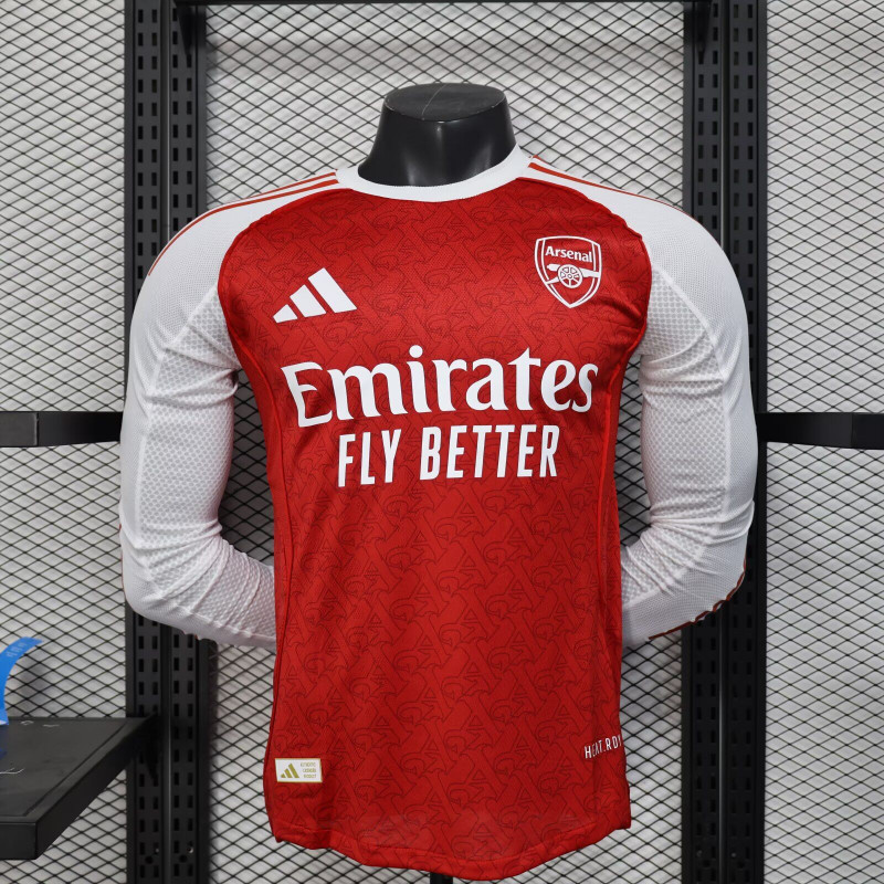 Arsenal Manga Larga Player Version Local 25-26 Arsenal Manga Larga Player Version Local 25-26