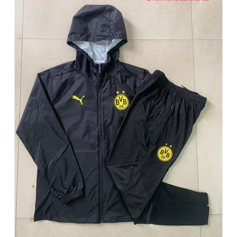Borussia Dortmund Chandal Cortavientos Negro Borussia Dortmund Chandal Cortavientos Negro