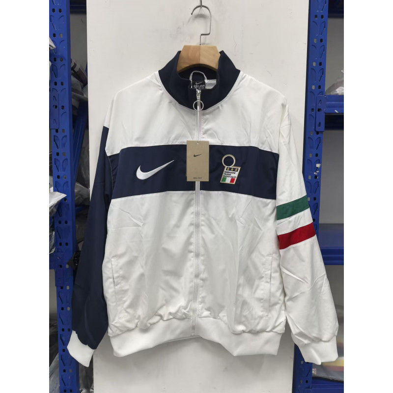 Italia Cortavientos Retro Blanco