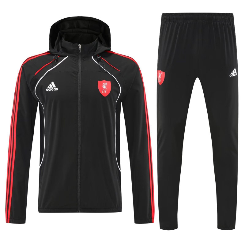 Liverpool Chandal Cortavientos Negro Liverpool Chandal Cortavientos Negro