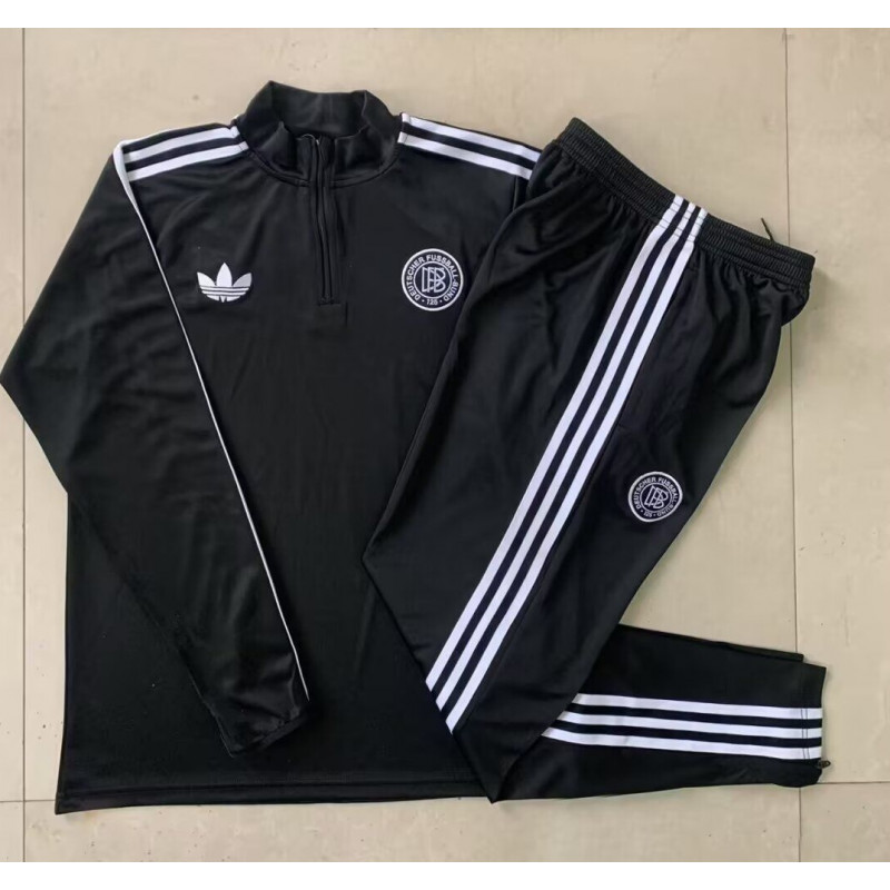 Alemania Chandal Entrenamiento Negro 25-26 Alemania Chandal Entrenamiento Negro 25-26