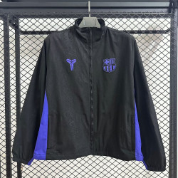 Barcelona Cortavientos Negro Morado