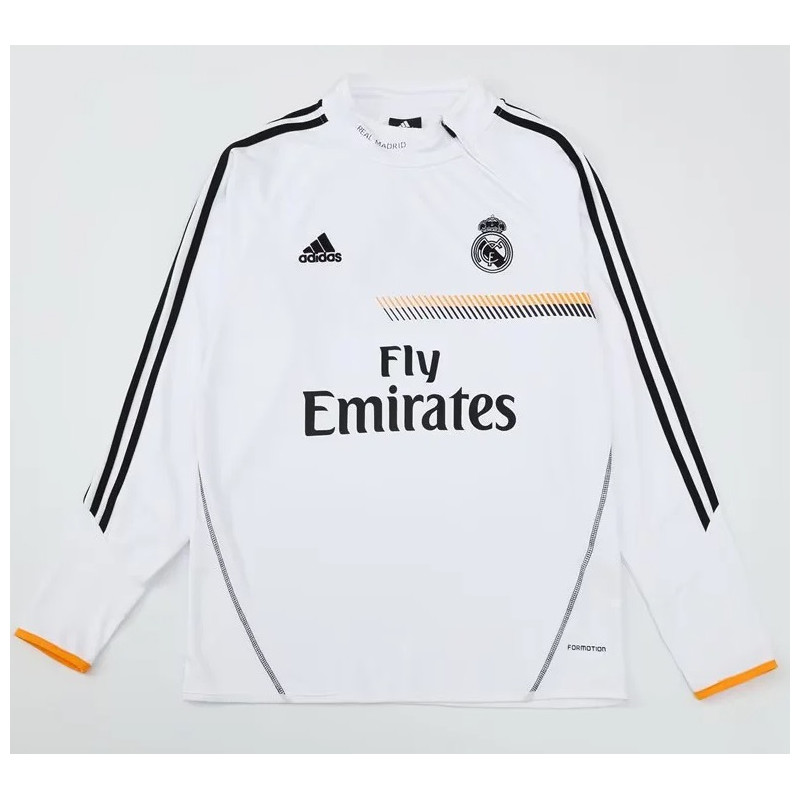 Sudadera Retro Real Madrid Blanca 13-14 Sudadera Retro Real Madrid Blanca 13-14
