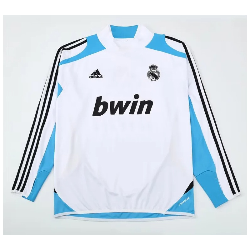 Sudadera Retro Real Madrid Blanca 12-13 Sudadera Retro Real Madrid Blanca 12-13