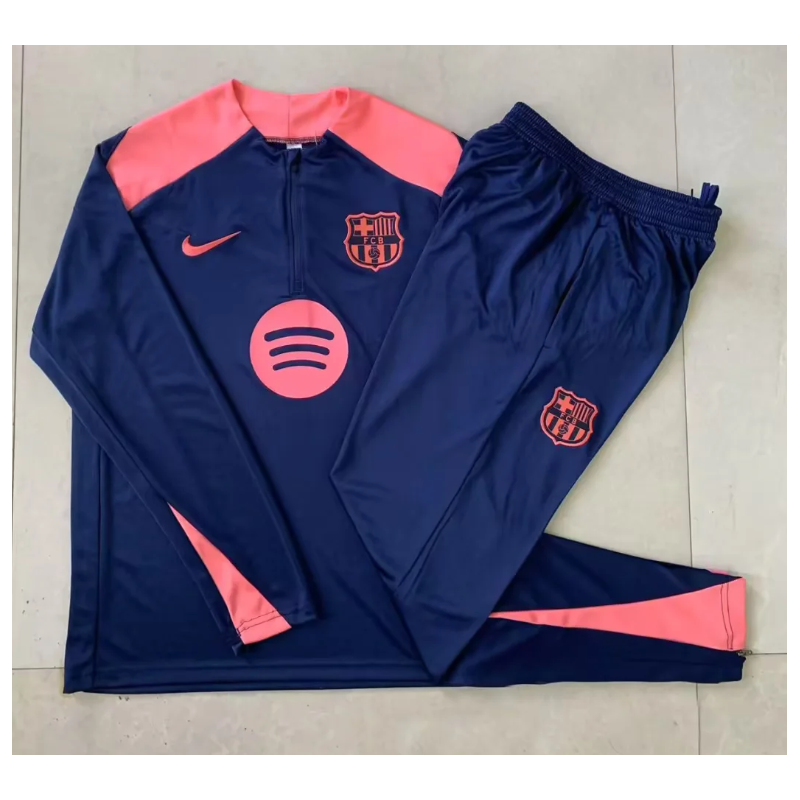 Barcelona Chandal Entrenamiento Azul Oscuro Rosa 25-26 Barcelona Chandal Entrenamiento Azul Oscuro Rosa 25-26