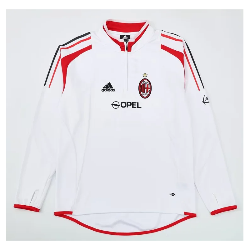 Milan Sudadera Retro Blanca 04-05 Milan Sudadera Retro Blanca 04-05