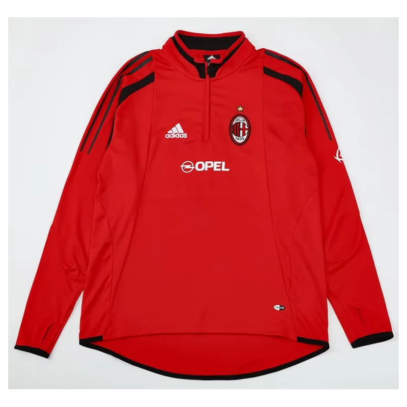 Milan Sudadera Retro Roja 04-05 Milan Sudadera Retro Roja 04-05