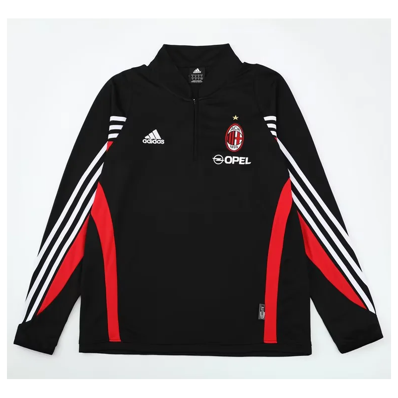 Milan Sudadera Retro Negra 03-04 Milan Sudadera Retro Negra 03-04