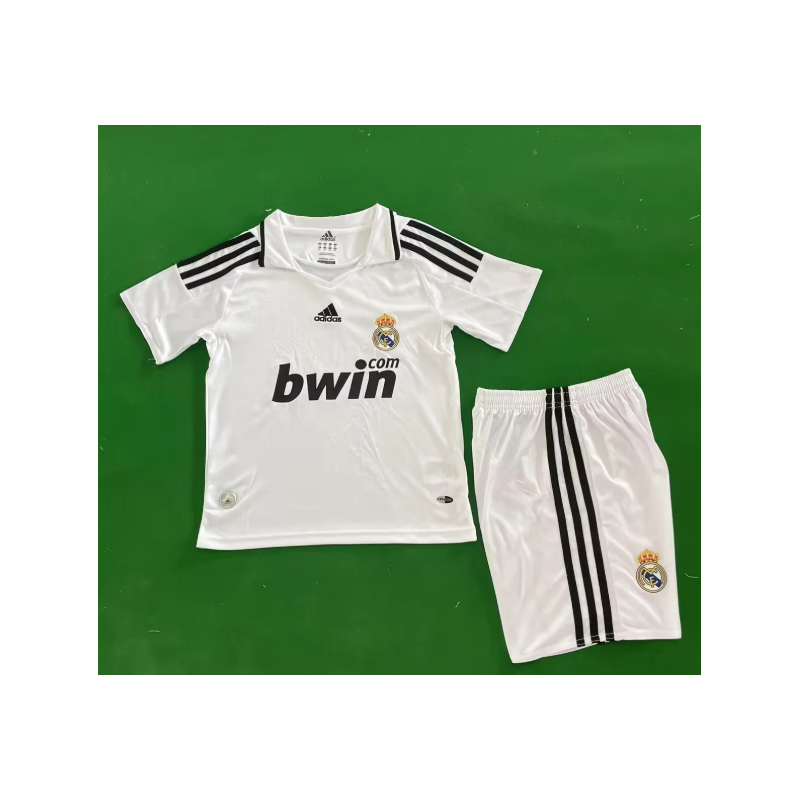 Real Madrid Retro KIT NIÑO Local 08-09 Real Madrid Retro KIT NIÑO Local 08-09