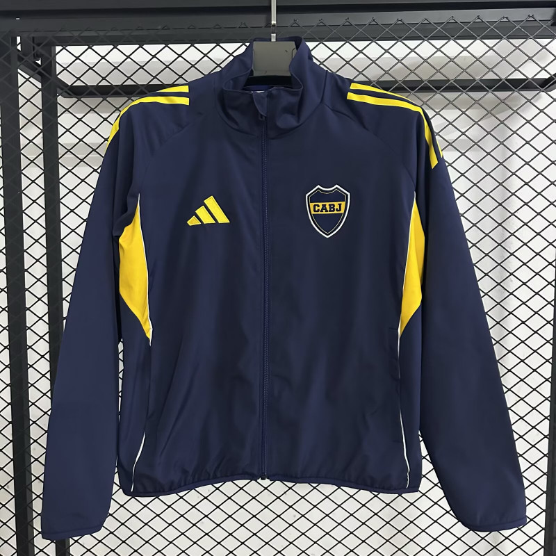 Boca Juniors Cortavientos Azul Oscuro 25-26 Boca Juniors Cortavientos Azul Oscuro 25-26