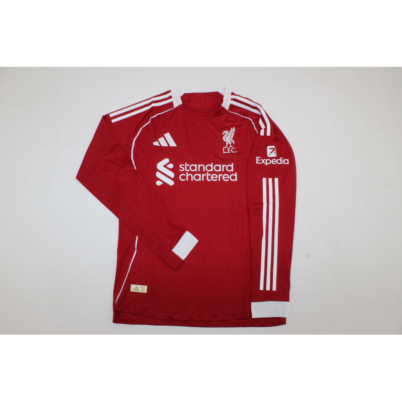 Liverpool Player Version Manga Larga Local 25-26 Liverpool Player Version Manga Larga Local 25-26